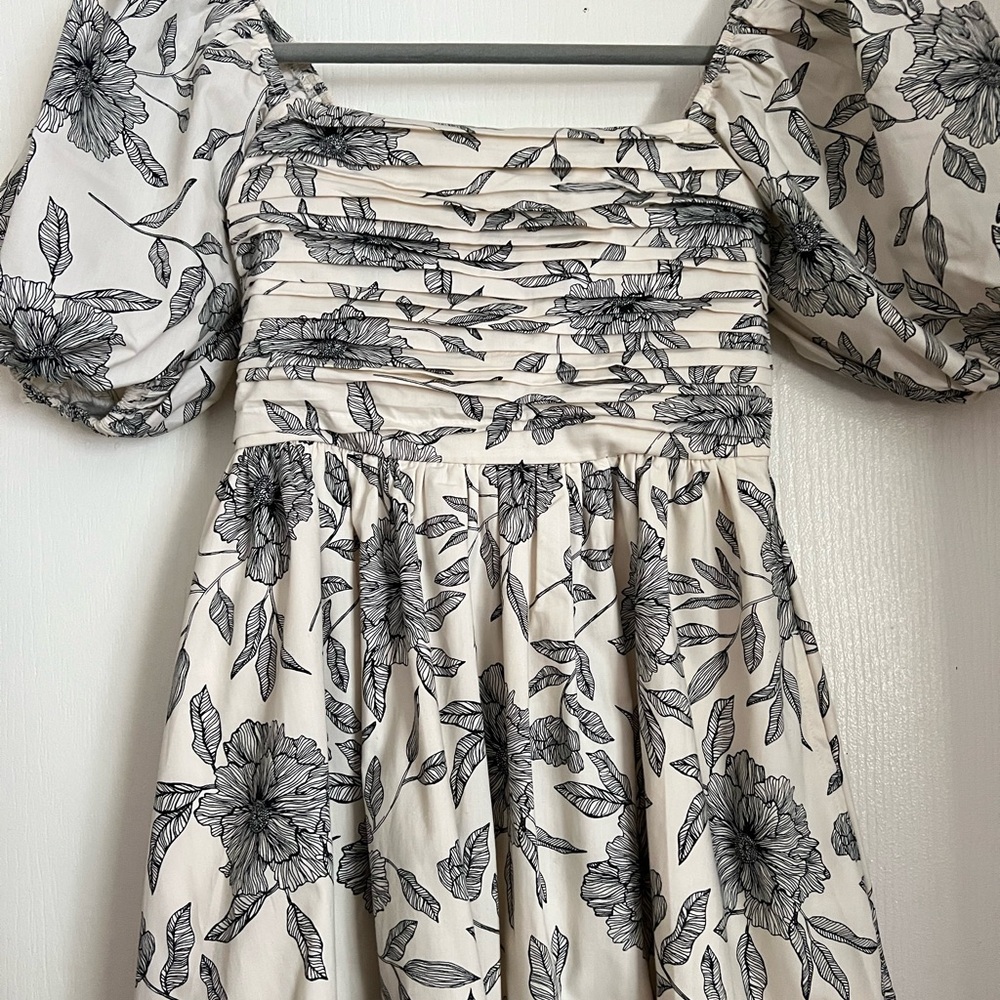 Floral Puff Sleeve Dress